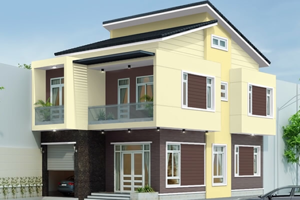 Các Cách Phối Màu Sơn Mặt Tiền Nhà Đẹp Nhất Hiện Nay